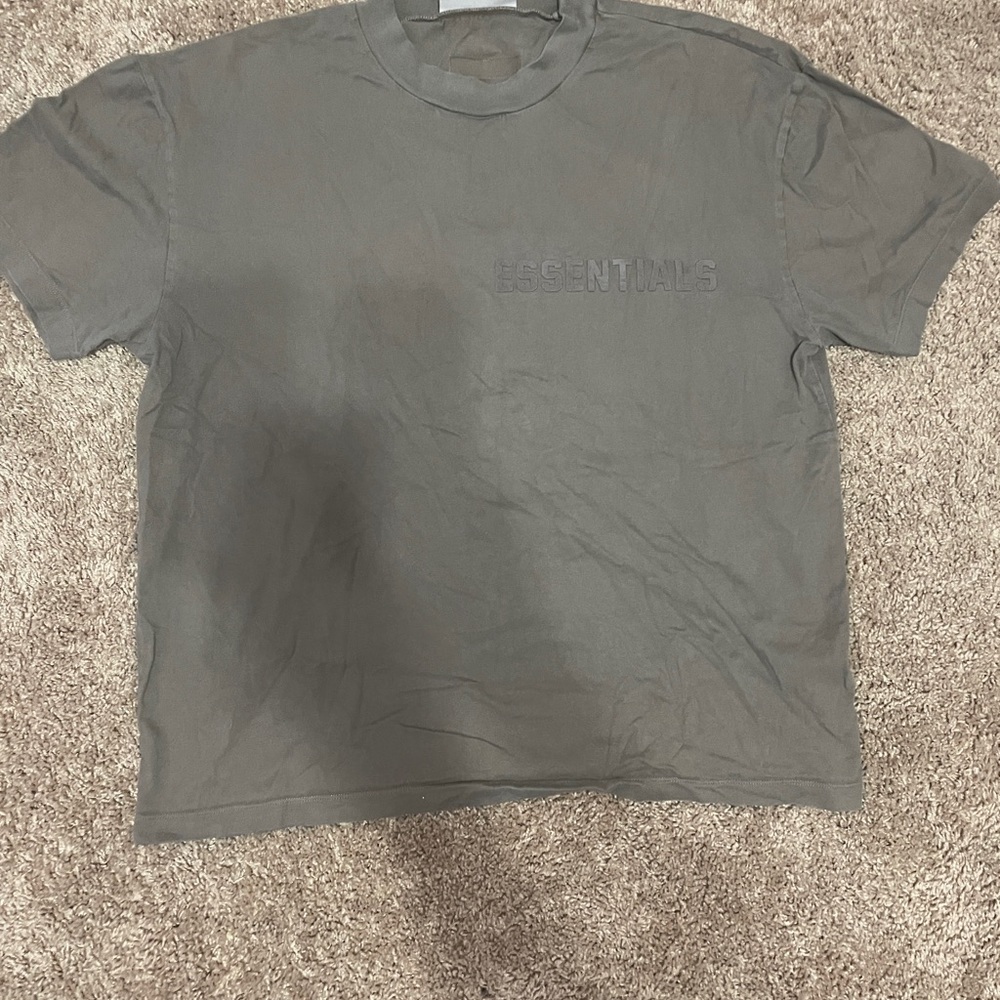 Essentials Gray Men's T-Shirt
